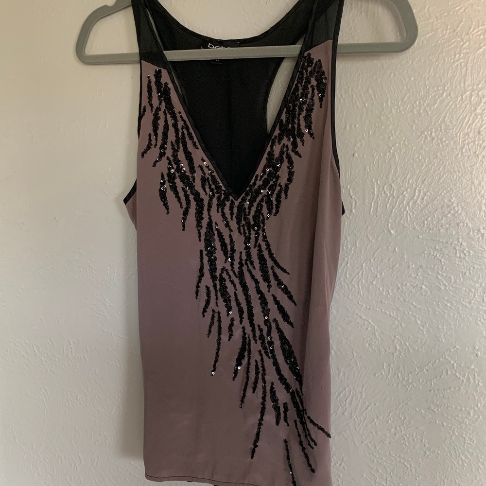 Beaded Bebe Tank Top